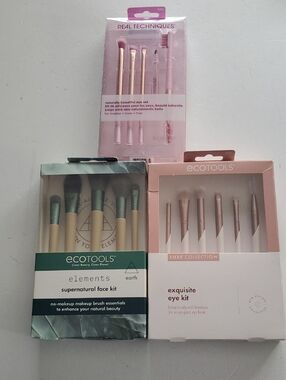 ecotools Elements Supernatural Face Kit - Cream Handles with Green Ferrules